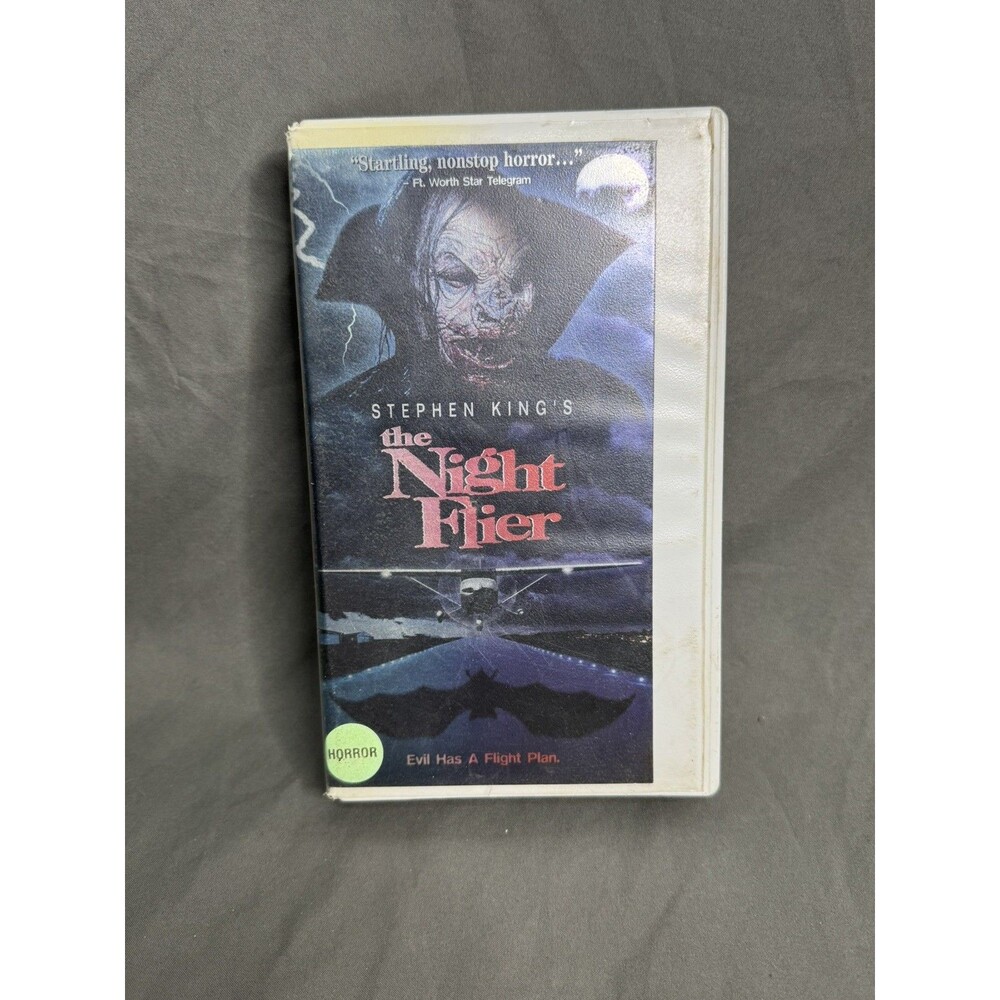 Stephen King's The Night Flier HBO Home Video VHS Movie Horror Clamshell VTG